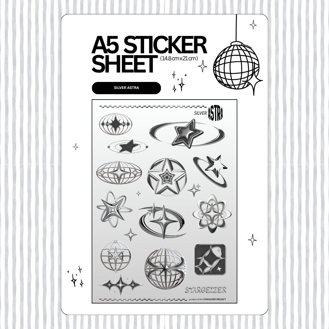 Stargeizer A5 Sticker Sheet