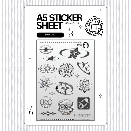 Stargeizer A5 Sticker Sheet