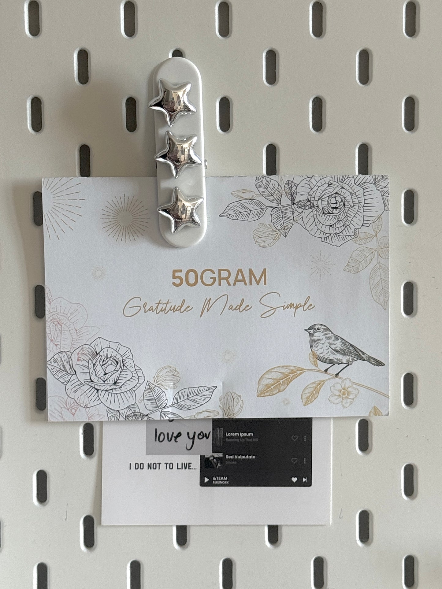 Silver Metallic Star Magnet – Minimalist Y2K Fridge & Whiteboard Magnetic Set (5 pcs)