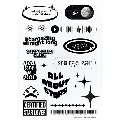 Stargeizer A5 Sticker Sheet