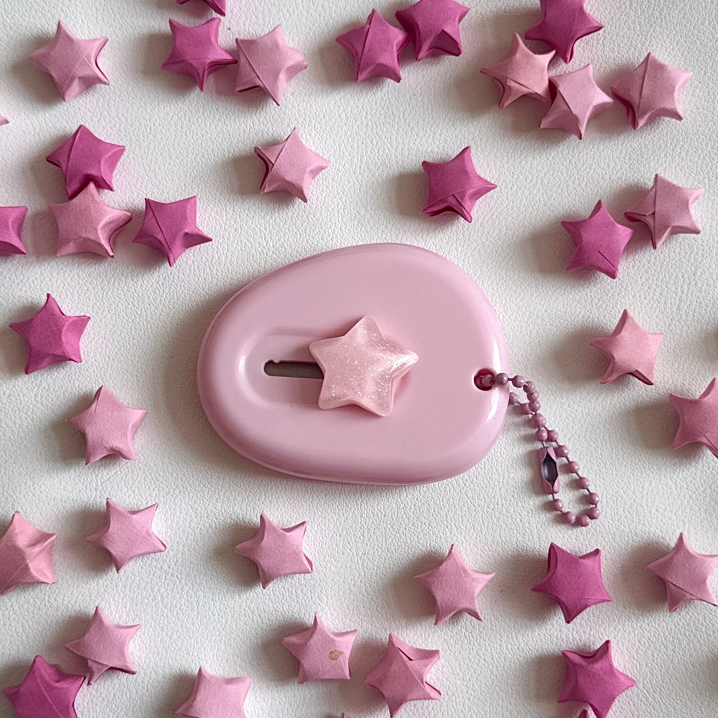 Kawaii Star Pocket Box Cutter – Mini Retractable Craft Knife Keychain