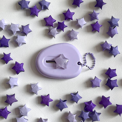 Kawaii Star Pocket Box Cutter – Mini Retractable Craft Knife Keychain