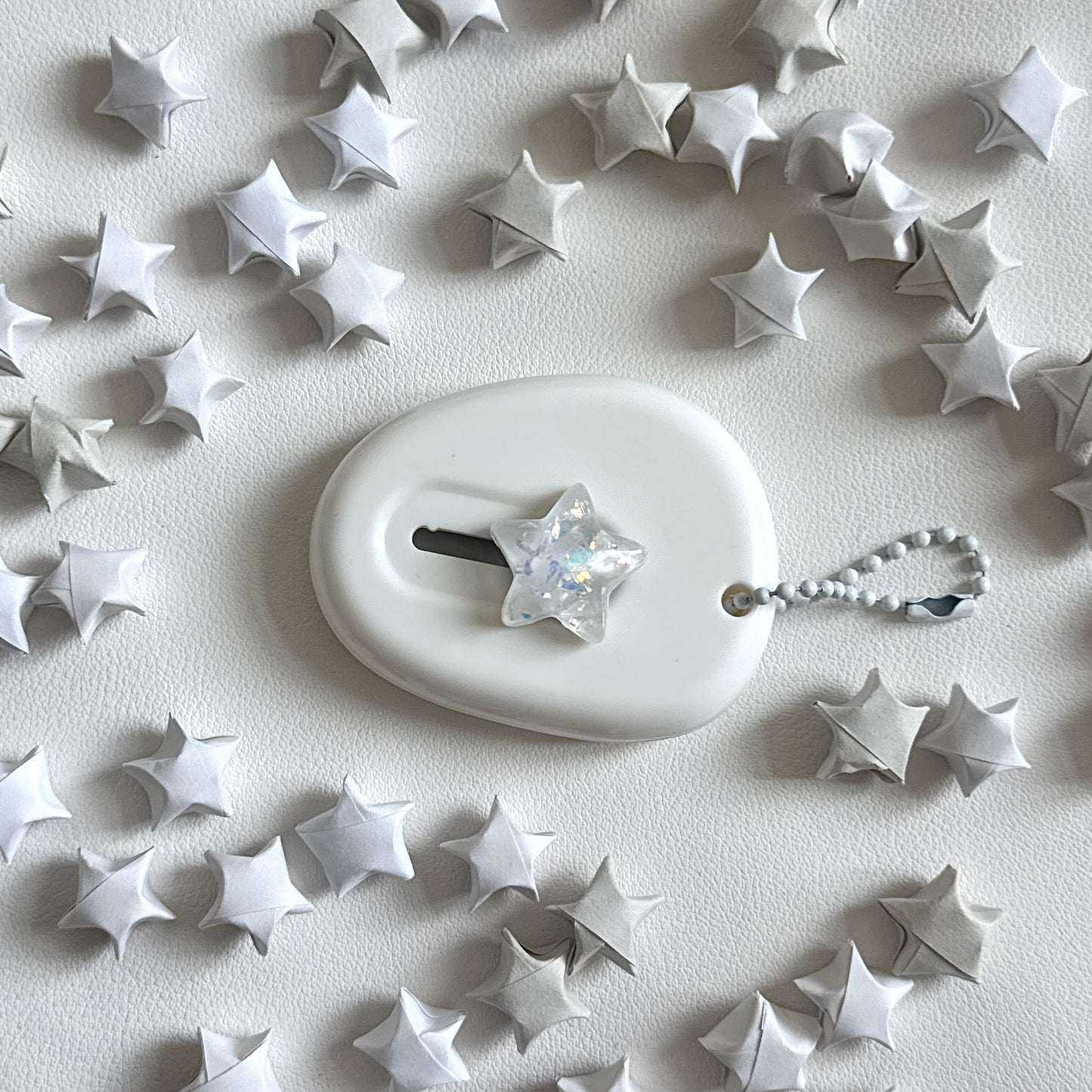 Kawaii Star Pocket Box Cutter – Mini Retractable Craft Knife Keychain