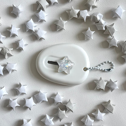 Kawaii Star Pocket Box Cutter – Mini Retractable Craft Knife Keychain