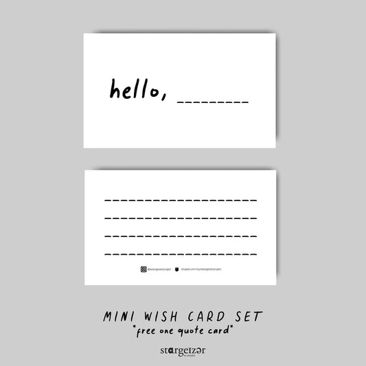 Stargeizer Mini Wish Card Set